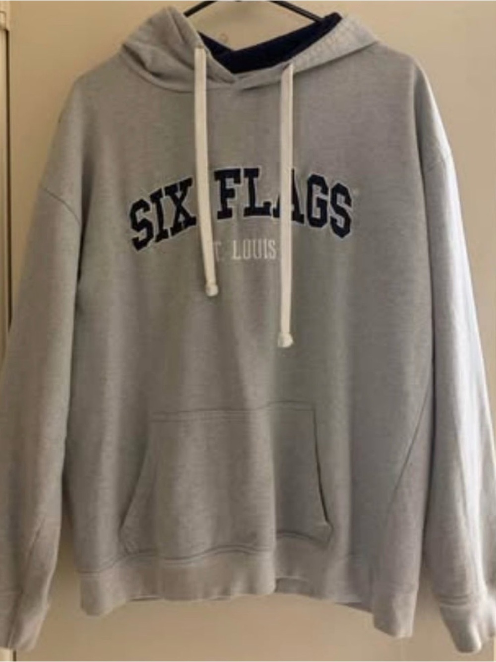 St. Louis Six Flags Gray Hooded Sweatshirt